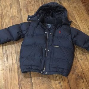 Polo Ralph Lauren navy blue puffer jacket